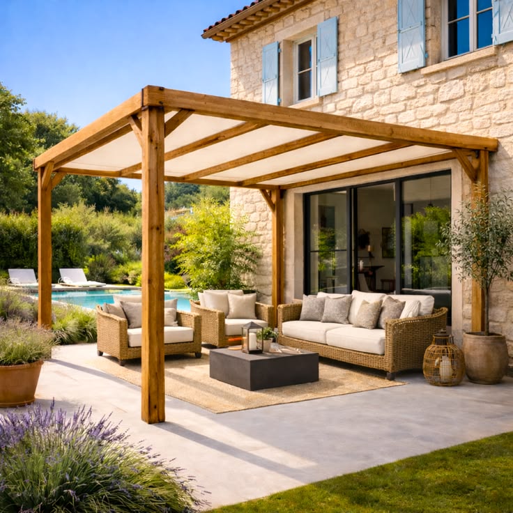 Luxury Pergola Background